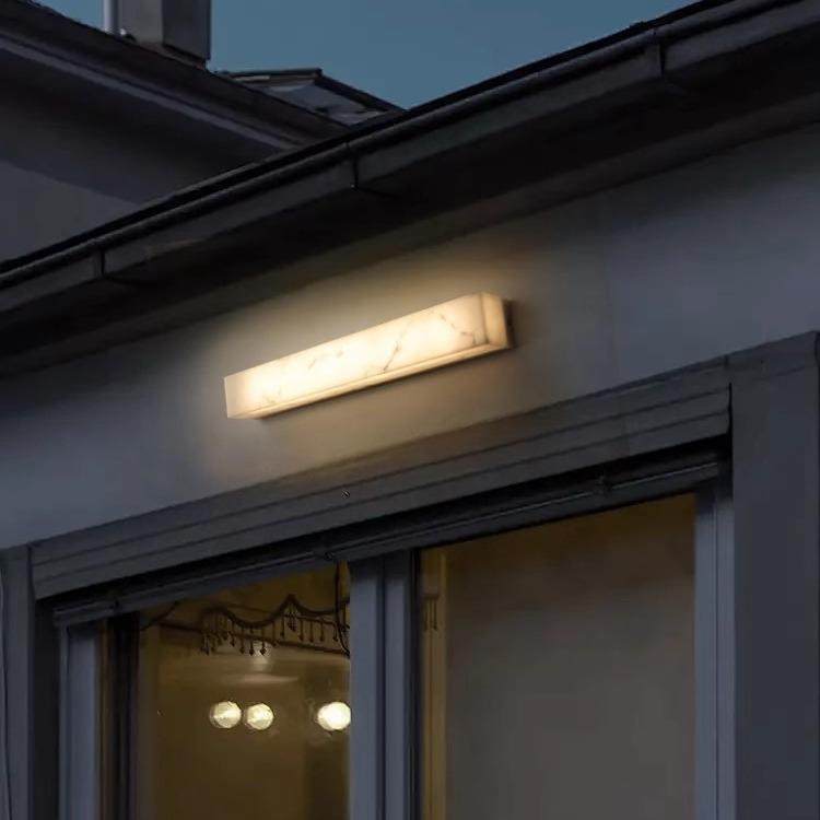 厂家简约户外防水灯大门围墙庭院阳台酒店大堂长条仿云石LED壁灯,鲜花速递/花卉仿真/绿植园艺,割草机/草坪机,淘宝优惠券,粉丝福利购,淘宝优惠卷