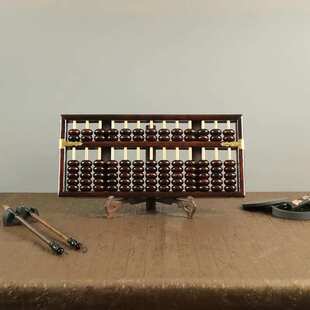 13档大号实木算盘传统算盘复古珠心算盘工艺文玩算盘实木摆件送礼