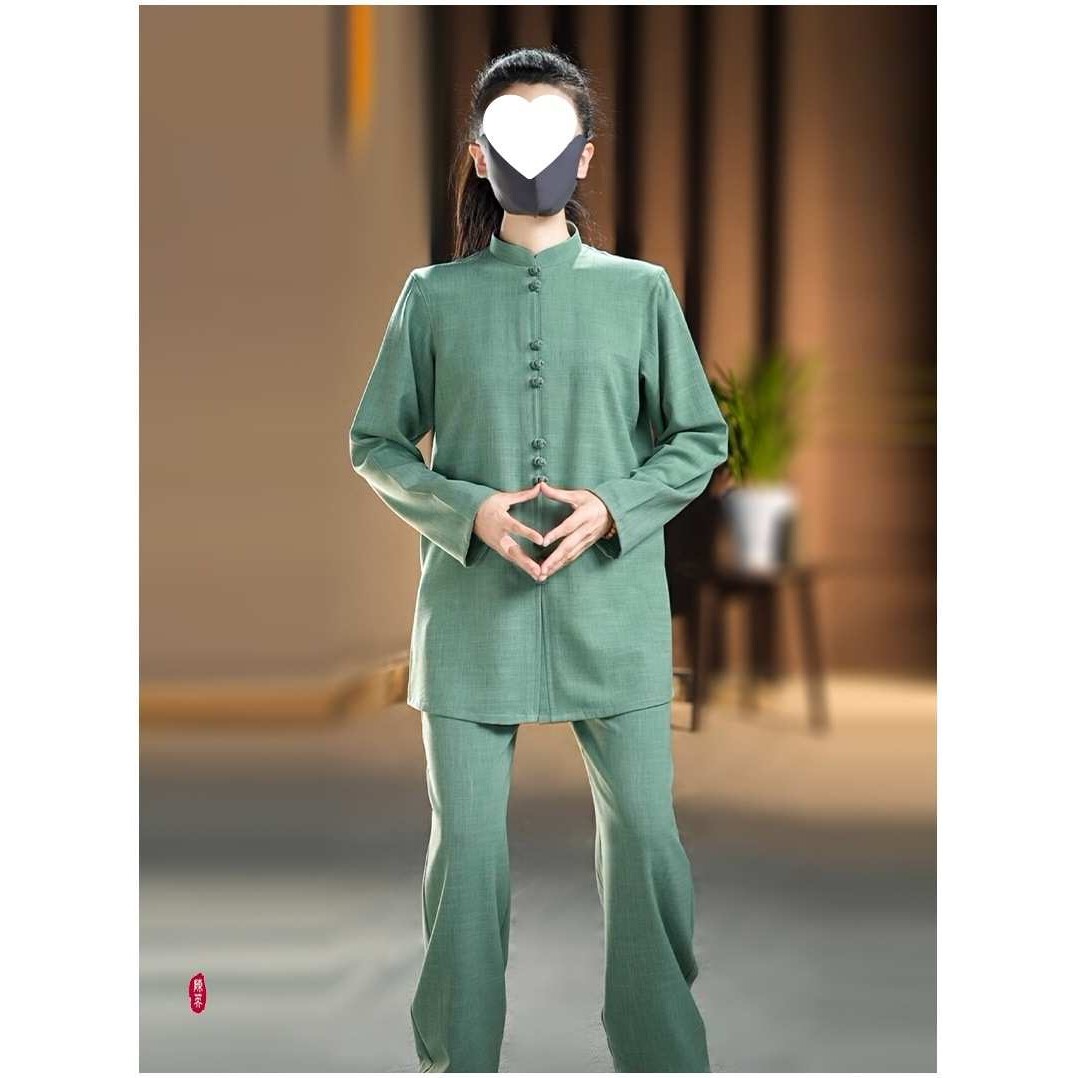 2025年春秋季新品太极服男女纤麻类武术表演练功晨练太极拳服装