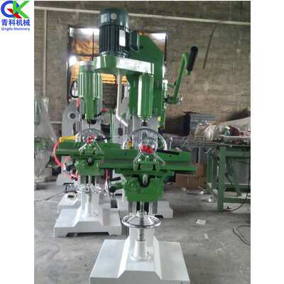 实木家具加工开榫机 数控木工圆孔出榫机 小型短木打眼机器现货