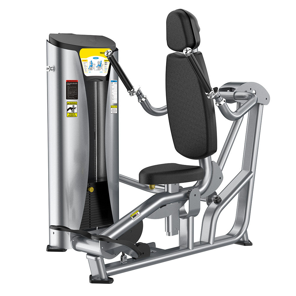 工厂直销坐姿式手臂下压肱三头肌训练健身房肌肉力量器械