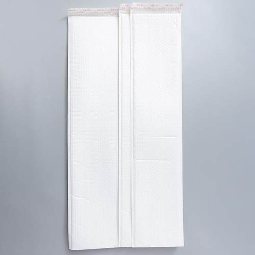 15*90等长形加长白色珠光膜气泡袋防震快递包装袋防水气泡信封袋