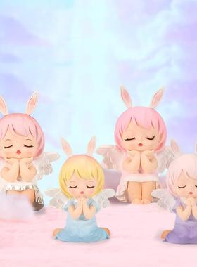 可爱风新品梦幻云朵安妮宝贝大号存钱罐搪胶卡通桌面摆件装饰玩偶