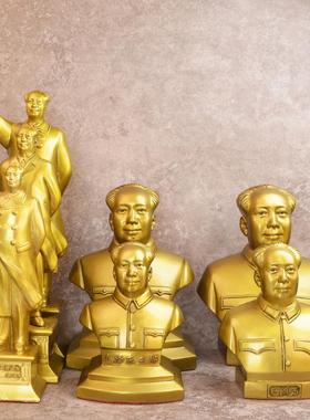 宏达 全黄铜招手伟人像 全身像办公室像雕塑铜器摆件