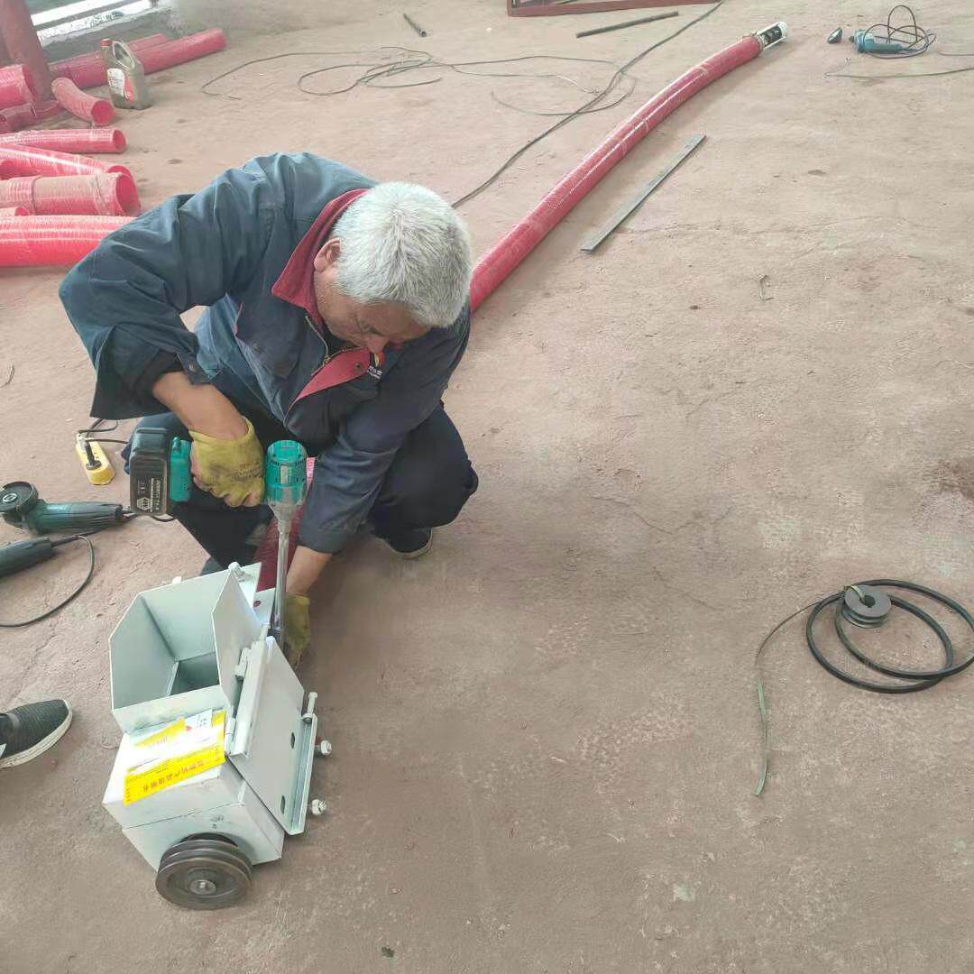 吸粮机螺旋输送车载上料牛筋软管大口径双管双向农家用吸沙机