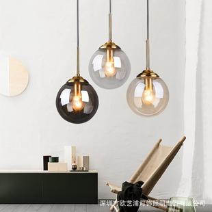 简约餐厅小吊灯北欧风格 书房卧室床头极简吧台灯极简风 创意个性