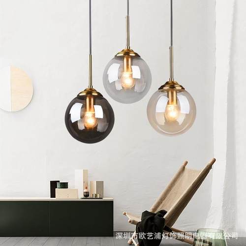 简约餐厅小吊灯北欧风格创意个性书房卧室床头极简吧台灯极简风