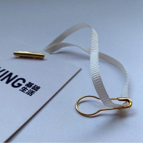 高档 螺纹带吊牌绳 葫芦别针线扣 丝带挂绳 服装吊绳 1000条 包邮