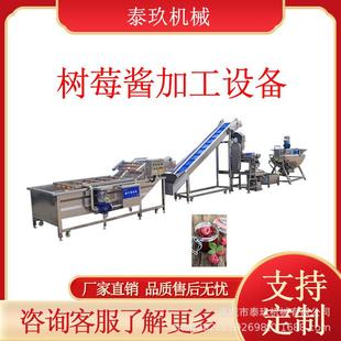 树莓果酱加工设备荔枝果酱加工生产线黑莓原浆灌装线橙子酱调配罐