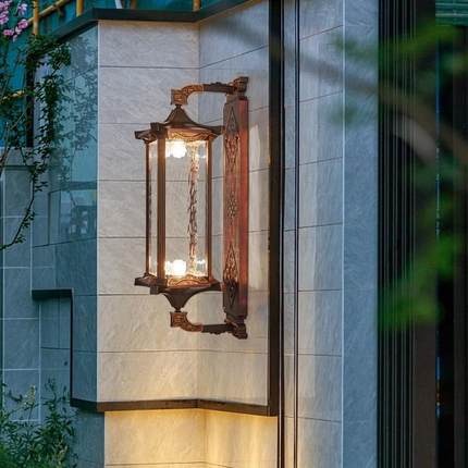 户外壁灯防水超亮走廊过道灯室外庭院花园别墅大门两侧阳台外墙灯