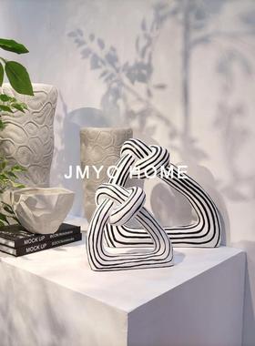 现代简约电视柜书房艺术摆件创意玄关样板房间酒柜客厅家居装饰品