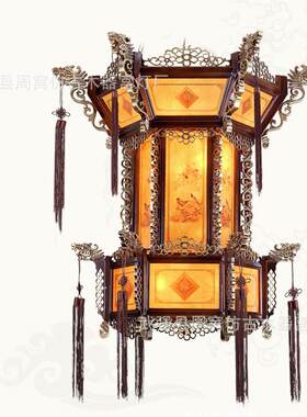 2013-1-25新款大厅主灯 宫灯 木制宫灯 仿古宫灯