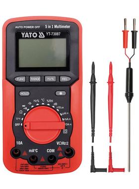 易尔拓万用表 5合一自动调节数字万用表 数字钳形万用表YT-73087