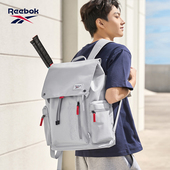 Reebok锐步羽毛球包男生潮流学院风大容量电脑包休闲学生双肩包女