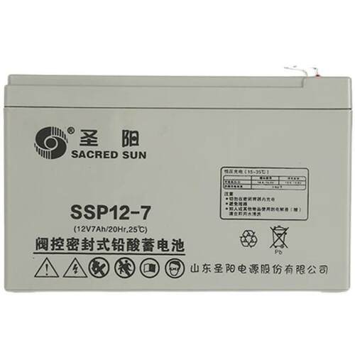 圣阳蓄电池SP12-7 V57AH 控制开关 照明电源 电器电源