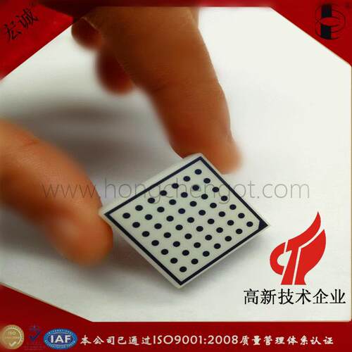 新品高精度陶瓷磨砂不反光实心圆点halcon高精度标定板20mm