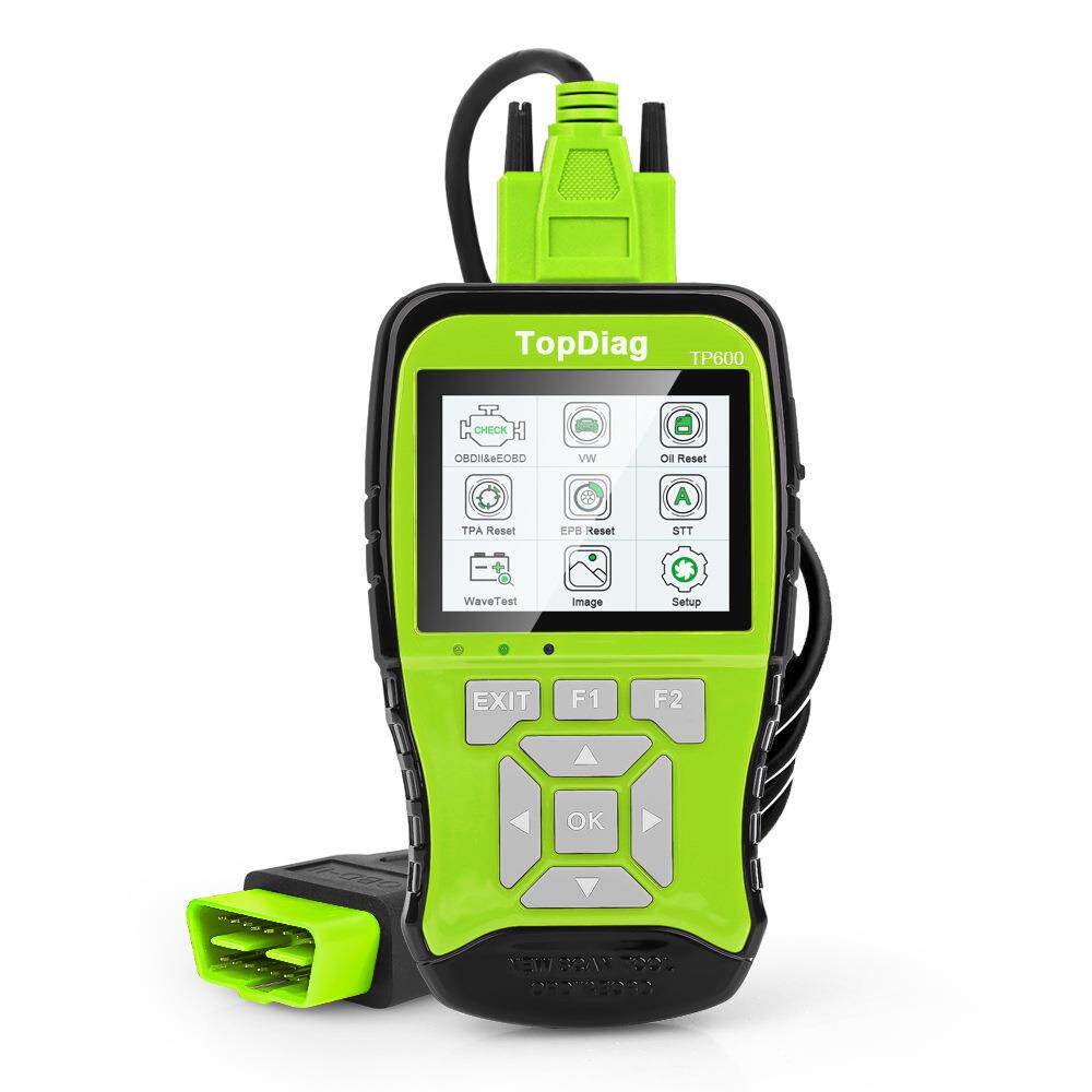 TopDiag TP600 OBD2/EOBD 2 in 1发动机扫描仪读码卡+大众诊断仪