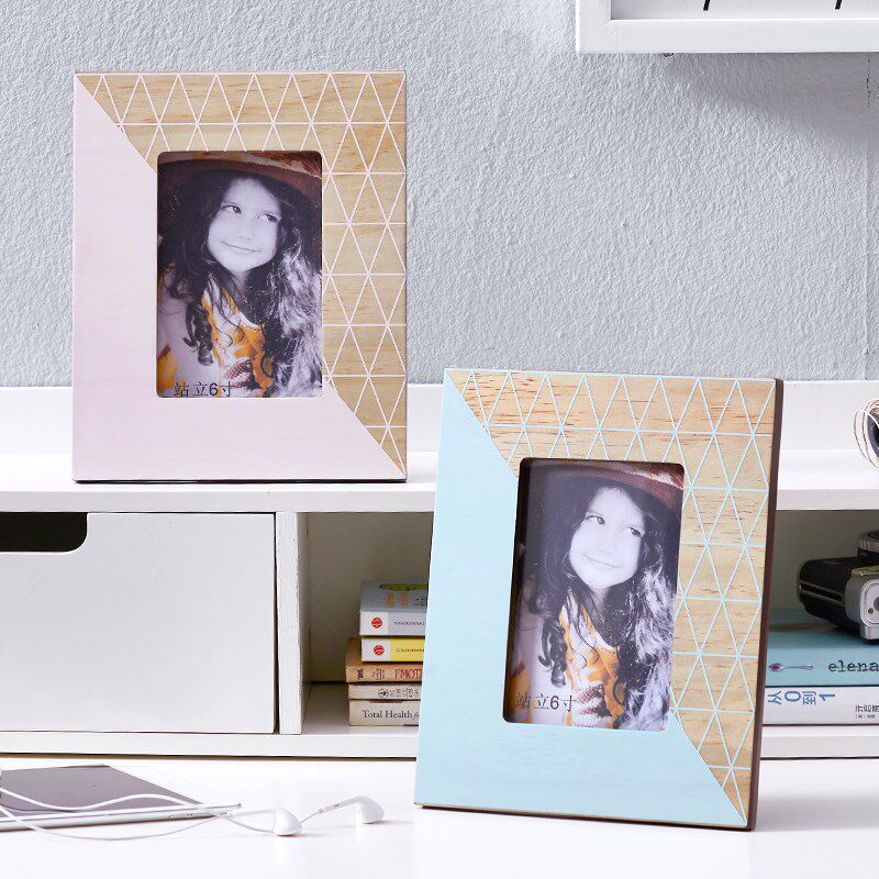卡通6寸相框摆台简约像框小清新创意照片相片框可爱儿童宝宝相架