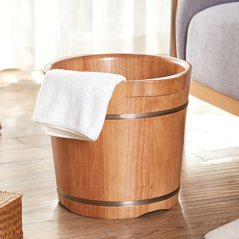 实木泡脚桶过小腿养生桶加厚高深桶过膝足浴桶保温家用按摩洗脚盆,家庭/个人清洁工具,足浴盆/足浴桶,淘宝优惠券,粉丝福利购,淘宝优惠卷