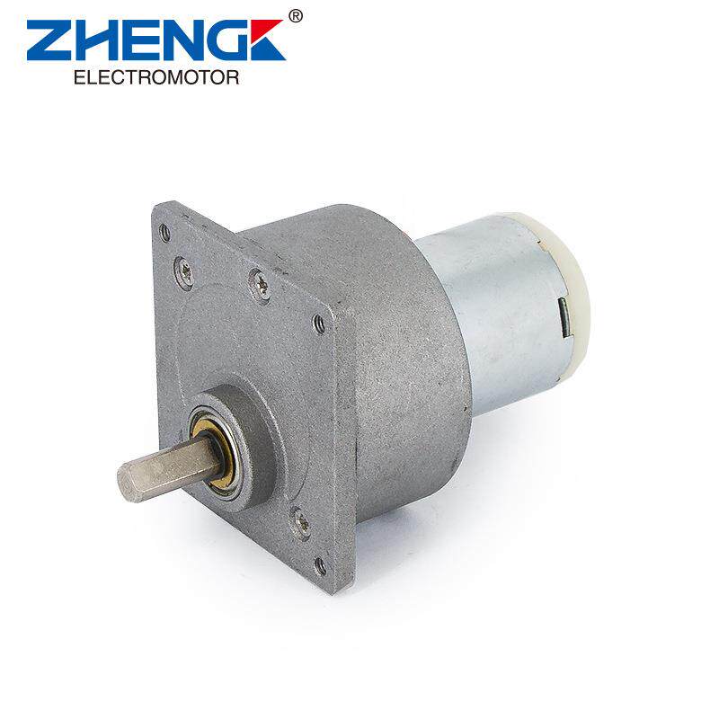 正科电机直流减速ZGB60FE12V24V输出轴可正反转马达电动机大扭矩