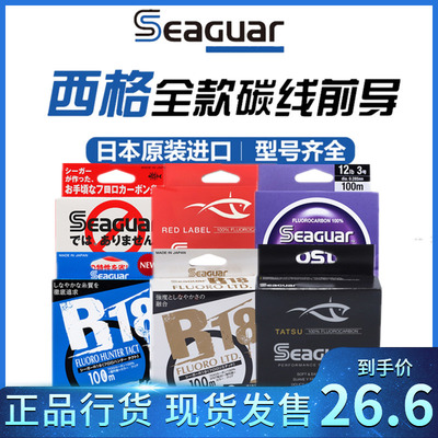 西格碳线西格之星西格红标银标白标蓝标碳氟线路亚线前导线矶钓