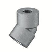 耐高压300不锈钢内丝45°弯头 NPT Female 118P122