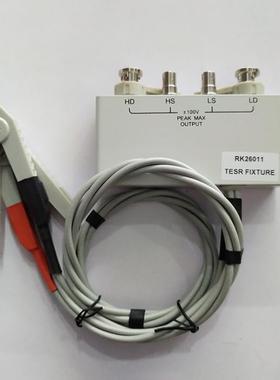 美瑞克RK26011电桥四端测试夹四端开尔文测试线电缆盒LCR测试线