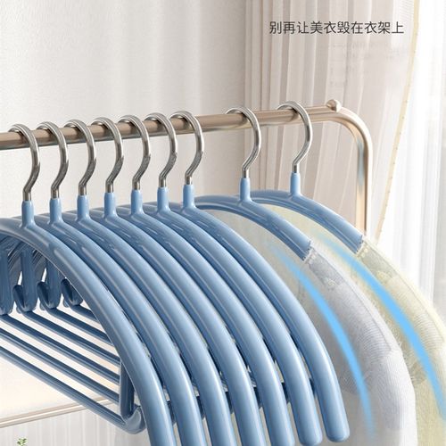 无痕衣架防肩角防滑衣架家用挂衣宿舍家用晾衣架衣挂铁芯加粗衣架