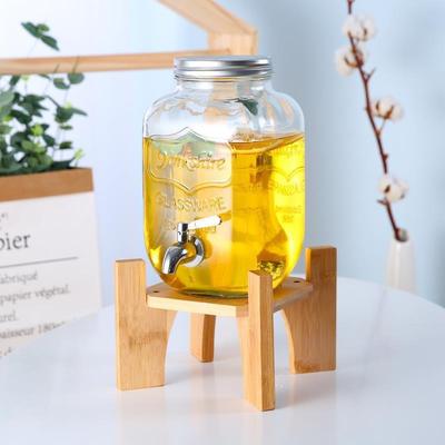 玻璃酵素桶发酵罐泡酒玻璃瓶子密封罐带龙头自酿果汁罐水果饮料桶