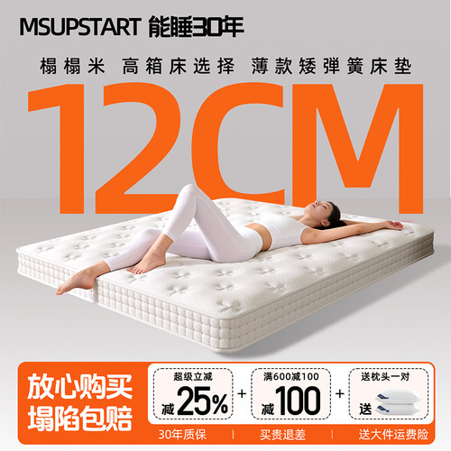 12CM榻榻米高箱床床垫