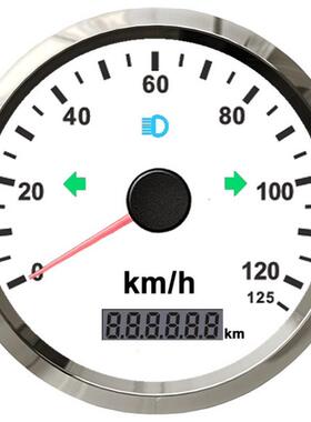 85mm GPS测速器速度里程表路码表200 160 125 120KM/H带报警 转向