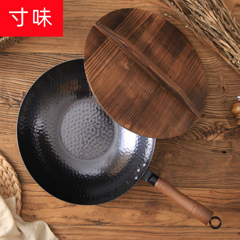 炒锅 章丘工艺老铁锅 不粘锅无涂层通用平底锅圆底熟铁家用炒菜锅,厨房/烹饪用具,炒锅,淘宝优惠券,粉丝福利购,淘宝优惠卷