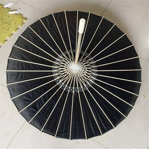 新款黑色油纸伞装饰伞复古道具伞儿童古风伞红色舞蹈伞走秀吊顶伞