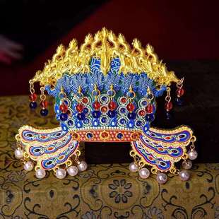 故宫有凤来仪凤冠冰箱贴国博十三陵孝端皇后龙凤冠北京旅游纪念品