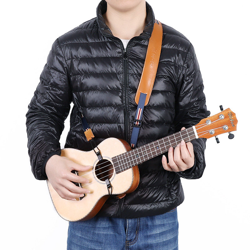SOLDER尤克里里背带斜挎免打孔无尾钉儿童ukulele带子肩带琴带