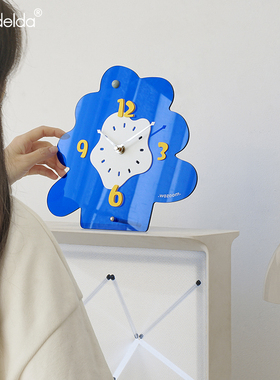 Mandelda入户玄关创意时钟摆件家居客厅电视柜桌面相框创意装饰品