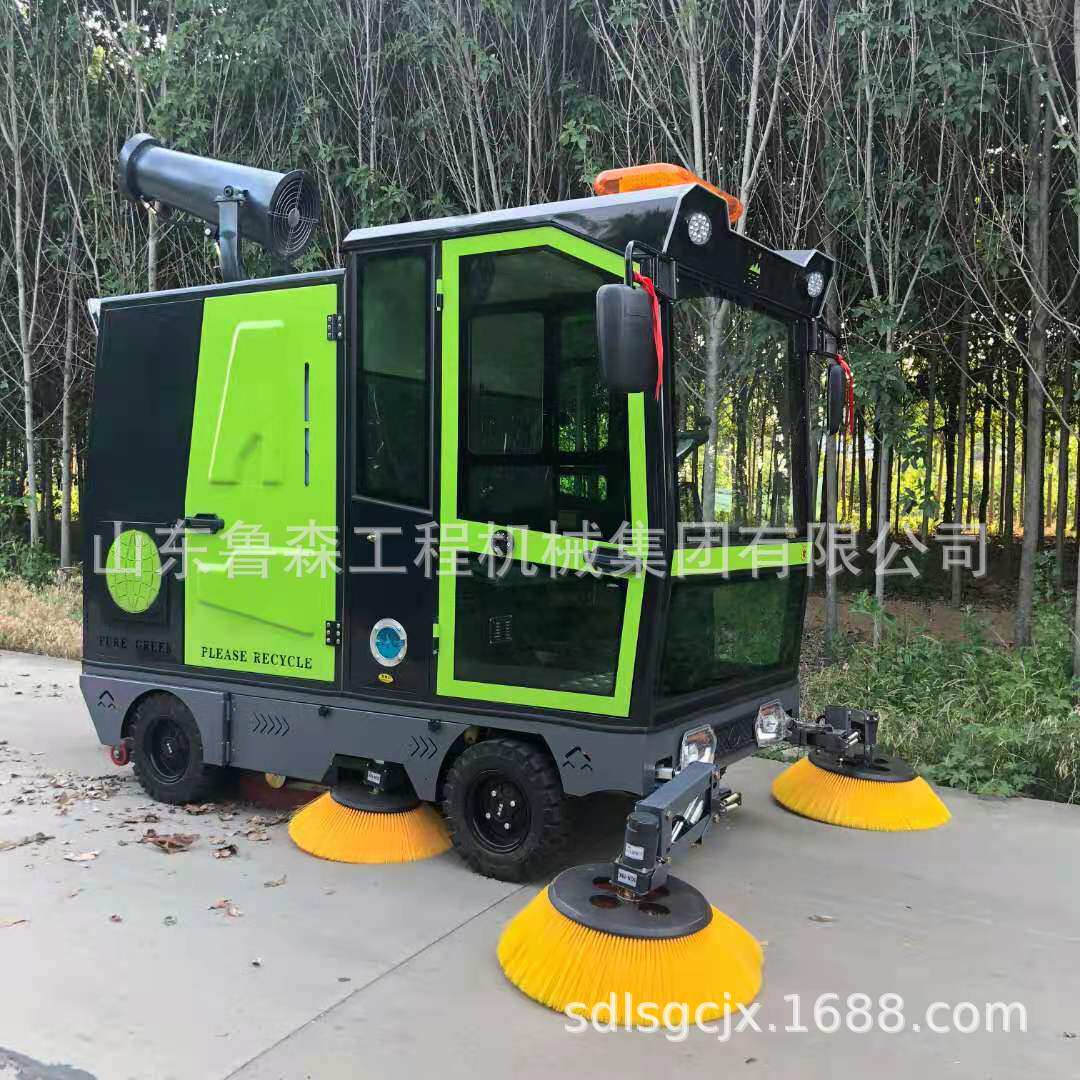 电动驾驶式扫地车工厂车间小区物业多功能清扫车喷扫一体扫地机