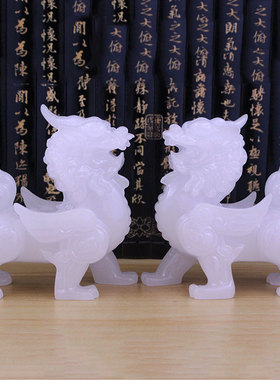 独角貔貅摆件守财招财p客厅店铺办公室桌面皮丘貔恘一对开业礼品