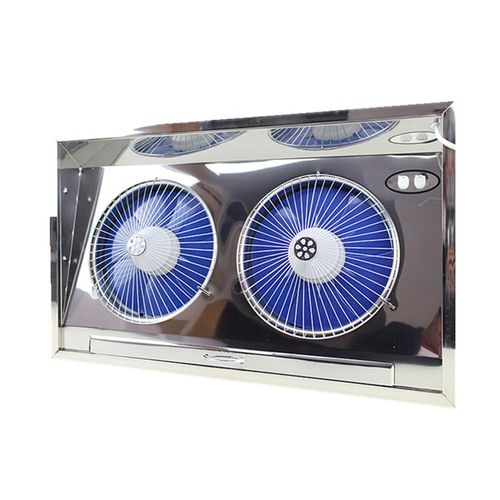 锈不钢排气扇双排连窗式厨离房气抽油烟风机体换心扇强力双电机扇