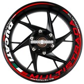 1260S 改装 轮毂贴 杜卡迪 轮胎字母 950s 钢圈贴 反光贴纸 揽途