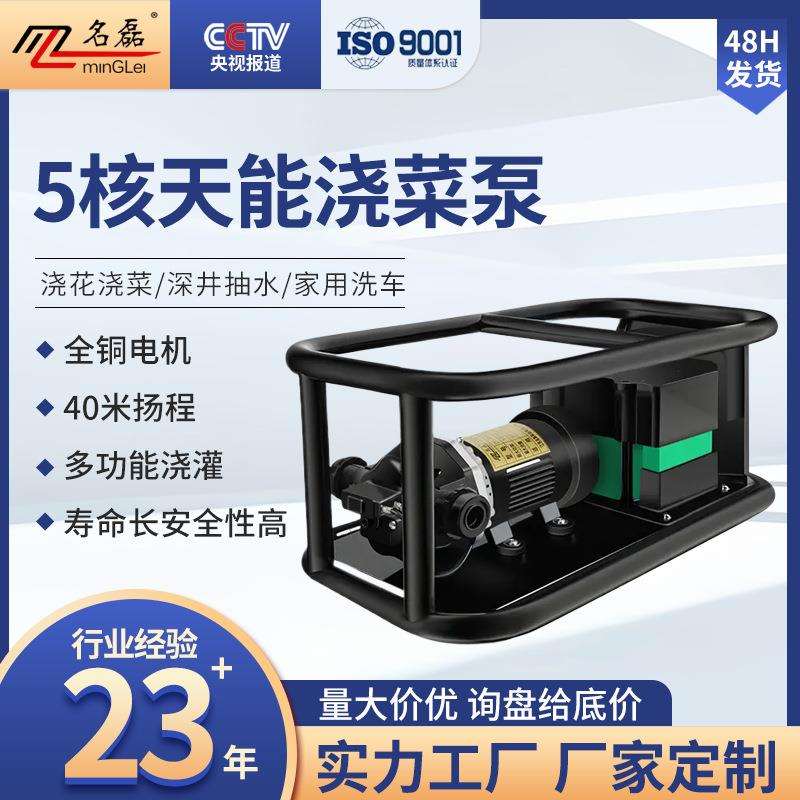 名磊12v充电式抽水泵农村浇菜神器浇水机农用灌溉户外浇地抽水机