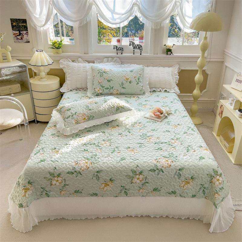莱赛纤维天丝韩版印花床盖床裙床褥三件套天丝款花边单床盖,鲜花速递/花卉仿真/绿植园艺,割草机/草坪机,淘宝优惠券,粉丝福利购,淘宝优惠卷