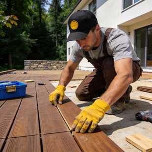 户外塑木地板自铺露台木塑地台室外pvc防腐木塑料阳台庭院花园板