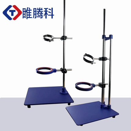 三立杆平板支架特大号400*350mm固定架1m1200mm1.5m柱形滴定台层