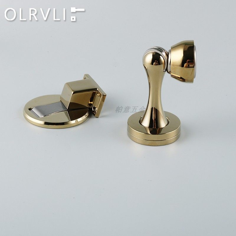 OLRVLI金色简约门吸古铜复古门吸磁门碰不锈钢地吸金色地碰大吸力