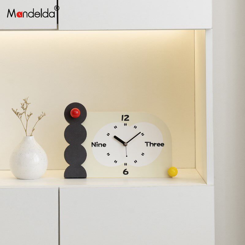 满得达入户玄关时钟装饰摆件客厅桌面电视柜钟表摆放式家居饰品,家居饰品,桌面摆件,淘宝优惠券,粉丝福利购,淘宝优惠卷