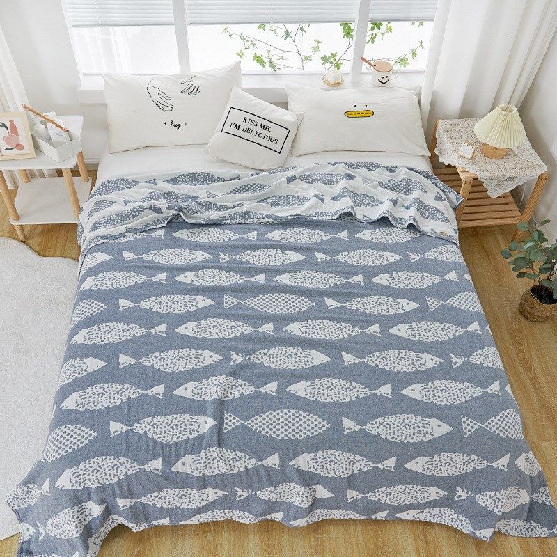 棉纱布毛巾被  三层纱布水洗棉毛巾毯 双人200*230空调被午睡毯子,床上用品,棉花被,淘宝优惠券,粉丝福利购,淘宝优惠卷