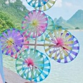 老北京特色风车大师手作汉服走秀影楼摄影道具模特表演儿童摄影