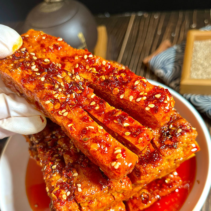 湖南特产【兰花干子】手工美食麻辣香辣豆腐干传统手工休闲解馋