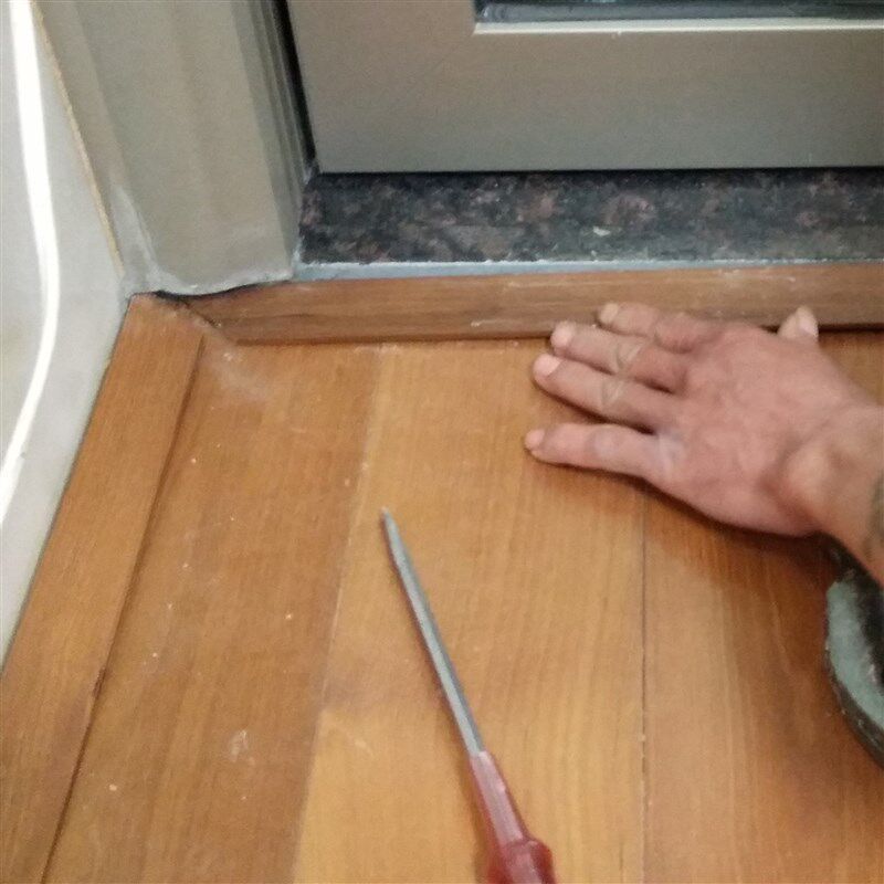 柚木线条实木地板压条封边条收口条收边条护墙角装饰直角门槛T线